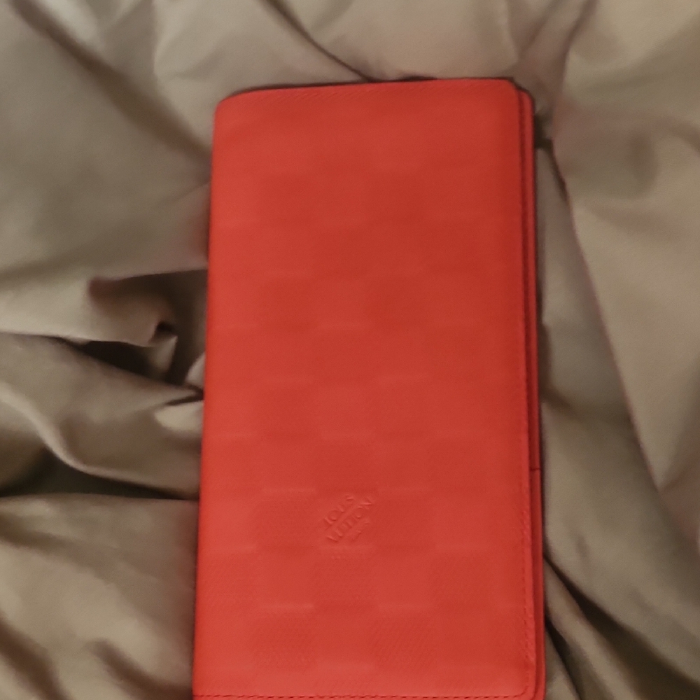 Red Checkered Wallet